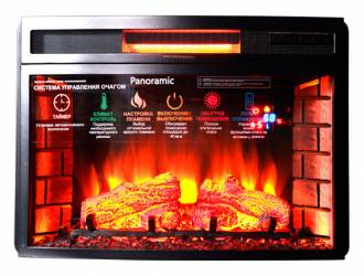 Электрокамин (очаг) «Inter Flame Panoramic 25 led fx qz»